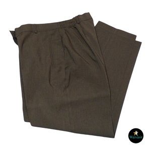 Vintage ALIA Petites Brown Dress Slacks - 12